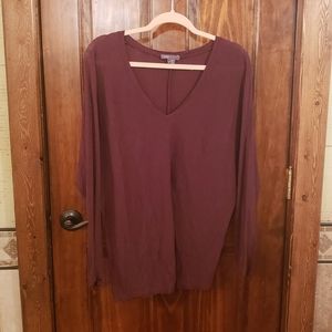 Vince burgundy dolman long sleeve